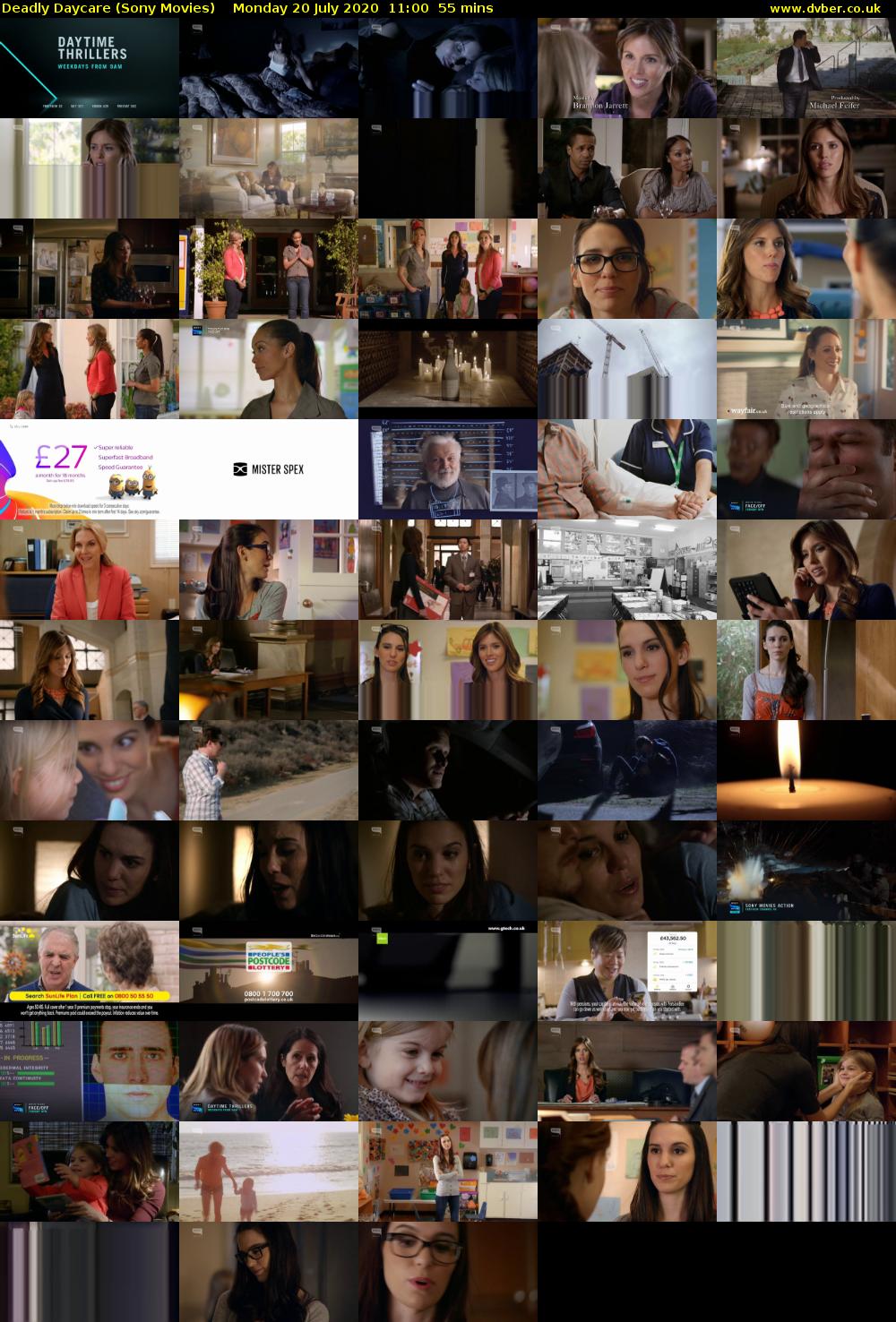 Deadly Daycare (Sony Movies) Monday 20 July 2020 11:00 - 11:55