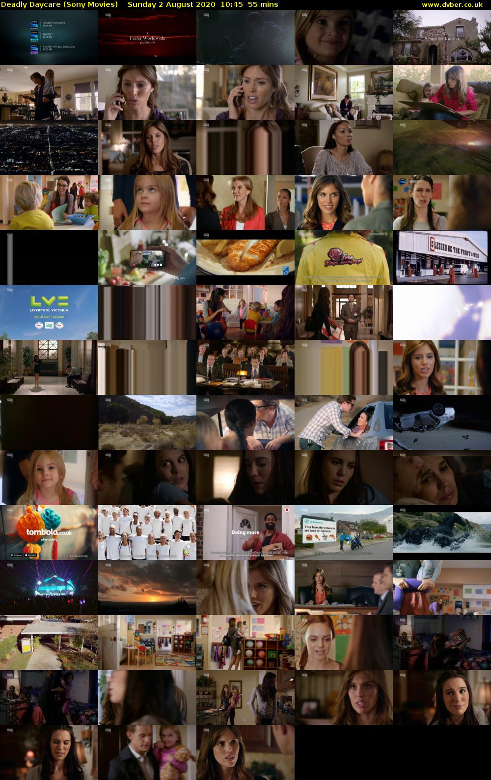 Deadly Daycare (Sony Movies) Sunday 2 August 2020 10:45 - 11:40