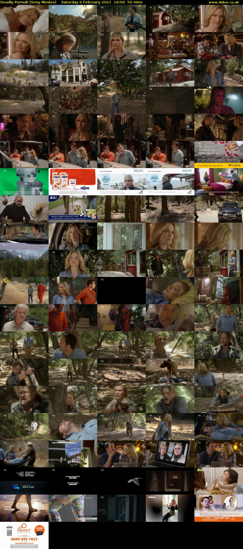 Deadly Pursuit (Sony Movies) Saturday 6 February 2021 10:00 - 10:50