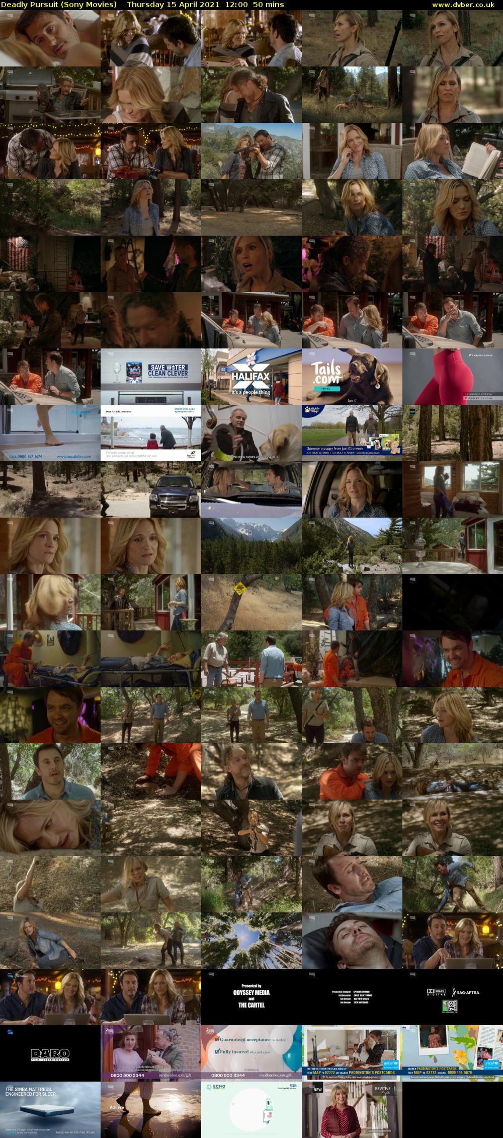 Deadly Pursuit (Sony Movies) Thursday 15 April 2021 12:00 - 12:50