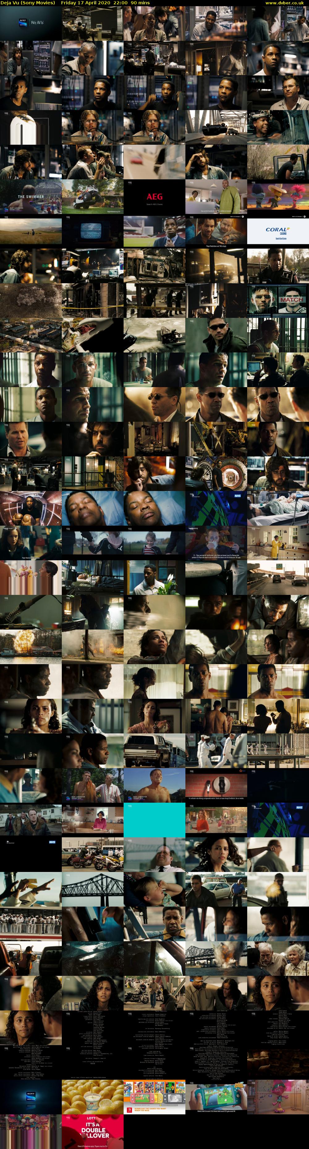 Deja Vu (Sony Movies) Friday 17 April 2020 22:00 - 23:30