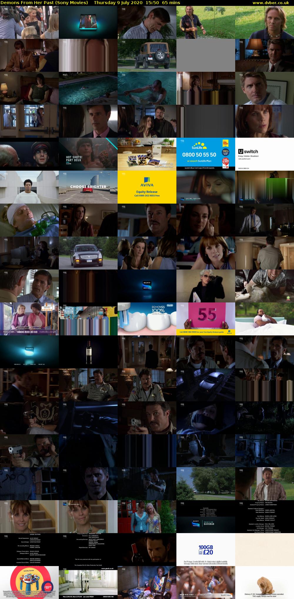 Demons From Her Past (Sony Movies) Thursday 9 July 2020 15:50 - 16:55