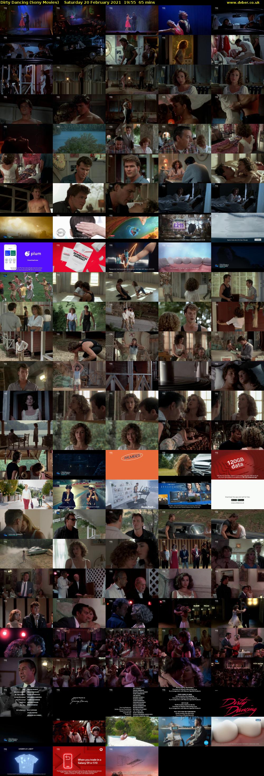Dirty Dancing (Sony Movies) Saturday 20 February 2021 19:55 - 21:00