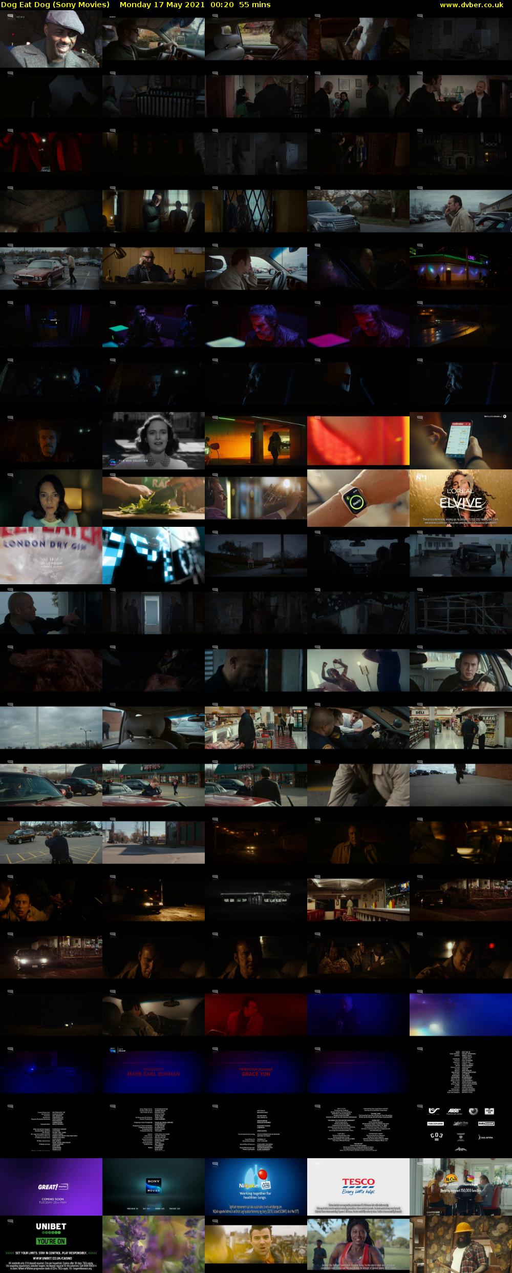 Dog Eat Dog (Sony Movies) Monday 17 May 2021 00:20 - 01:15