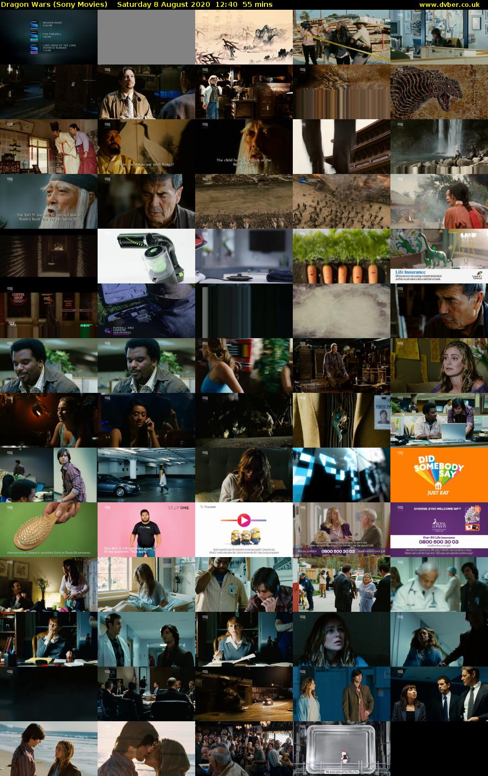 Dragon Wars (Sony Movies) Saturday 8 August 2020 12:40 - 13:35