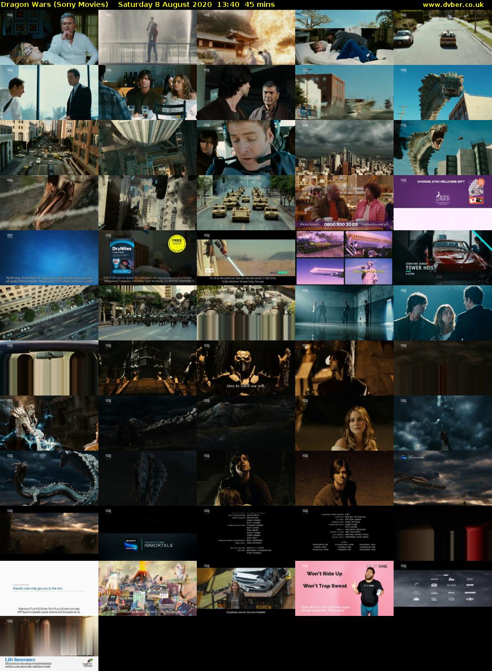Dragon Wars (Sony Movies) Saturday 8 August 2020 13:40 - 14:25
