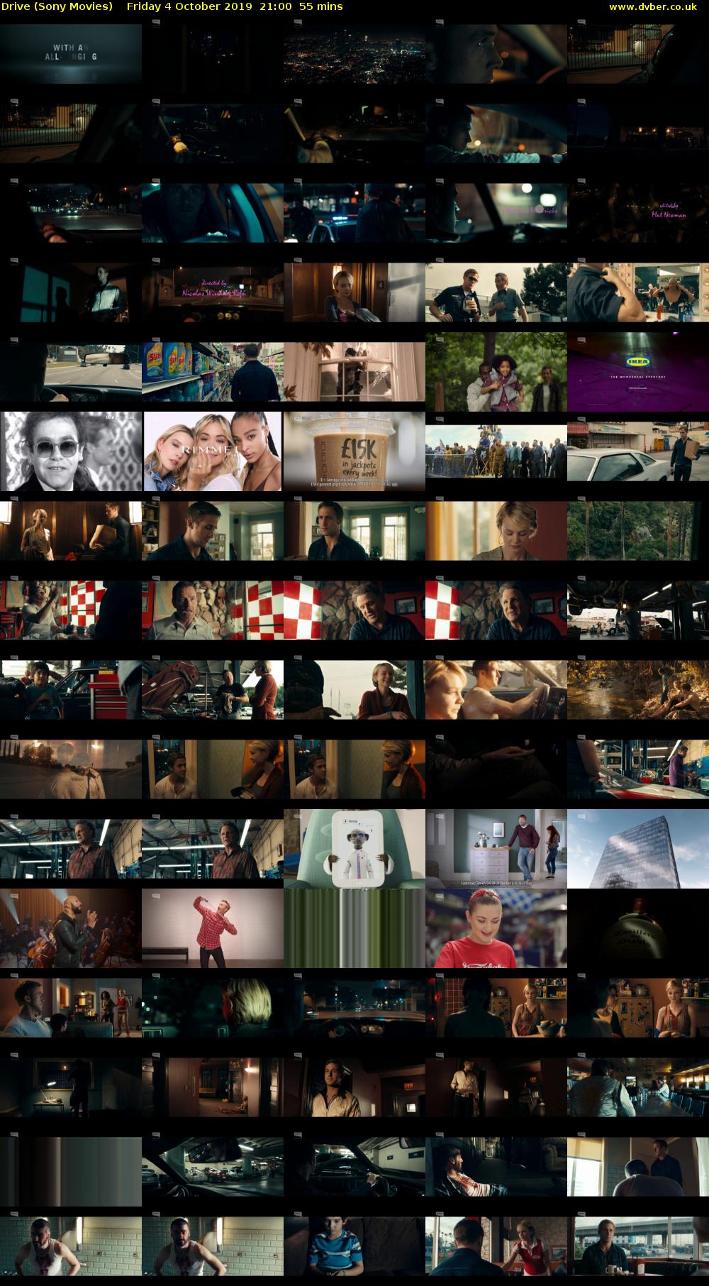 Drive (Sony Movies) Friday 4 October 2019 21:00 - 21:55