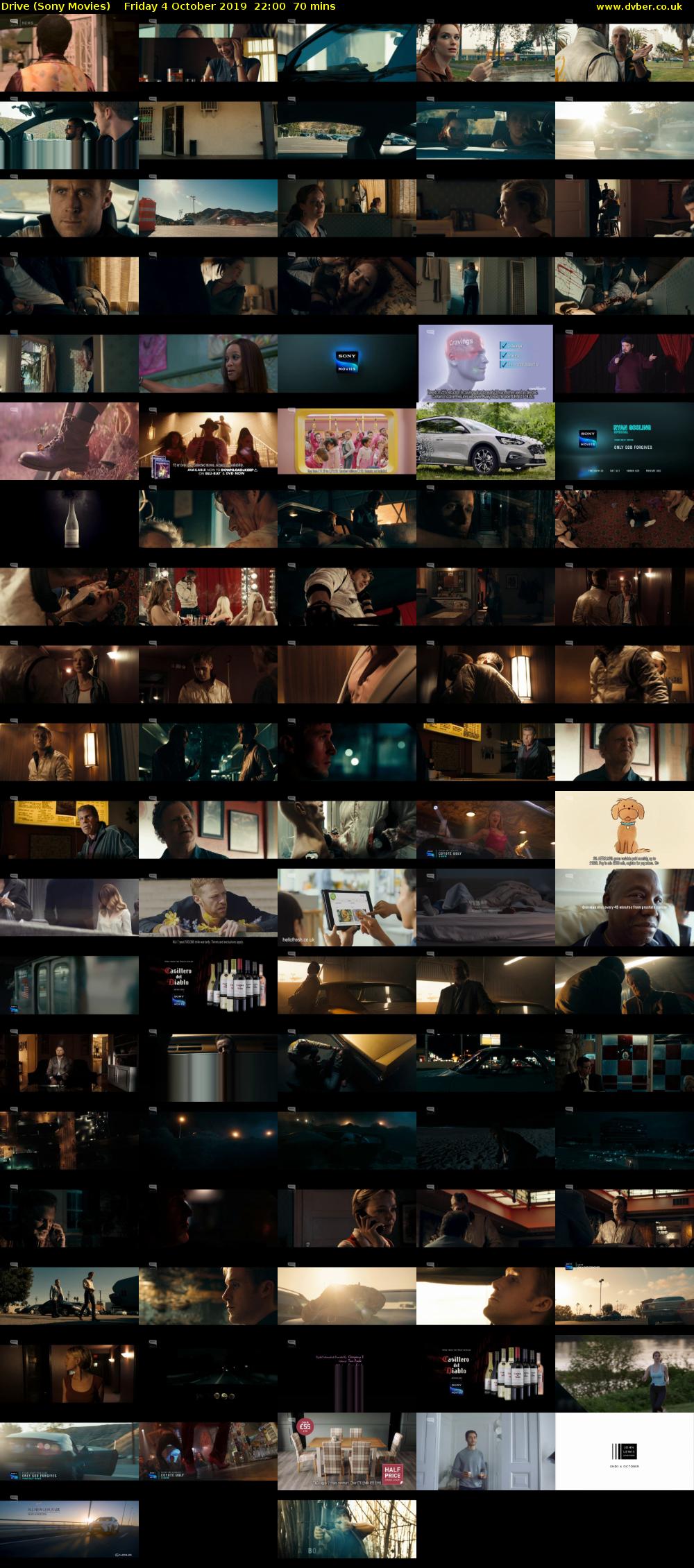 Drive (Sony Movies) Friday 4 October 2019 22:00 - 23:10