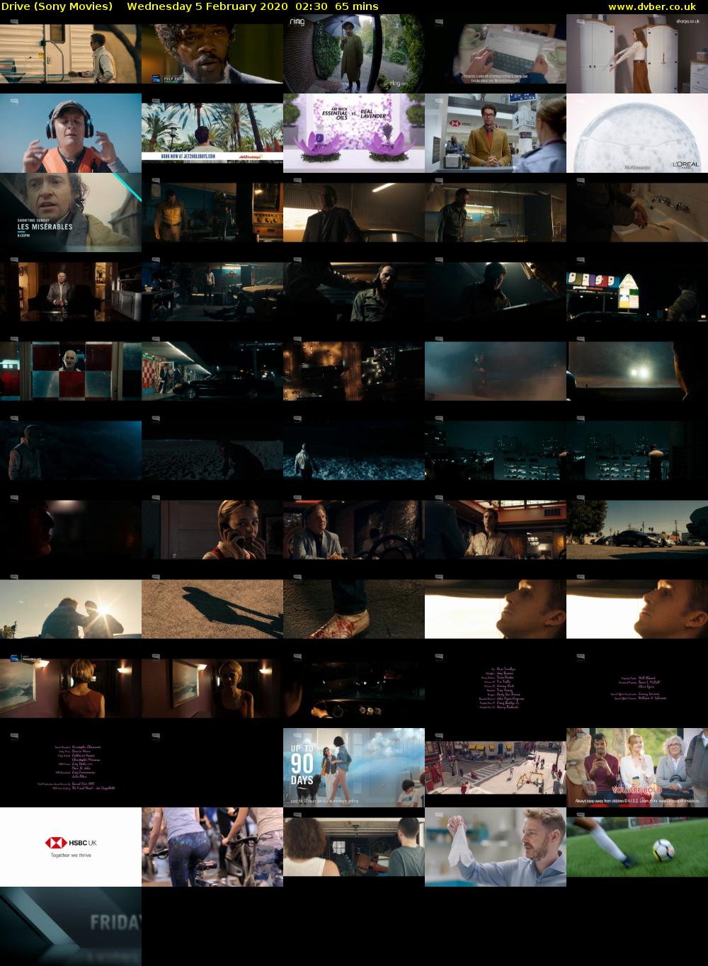 Drive (Sony Movies) Wednesday 5 February 2020 02:30 - 03:35
