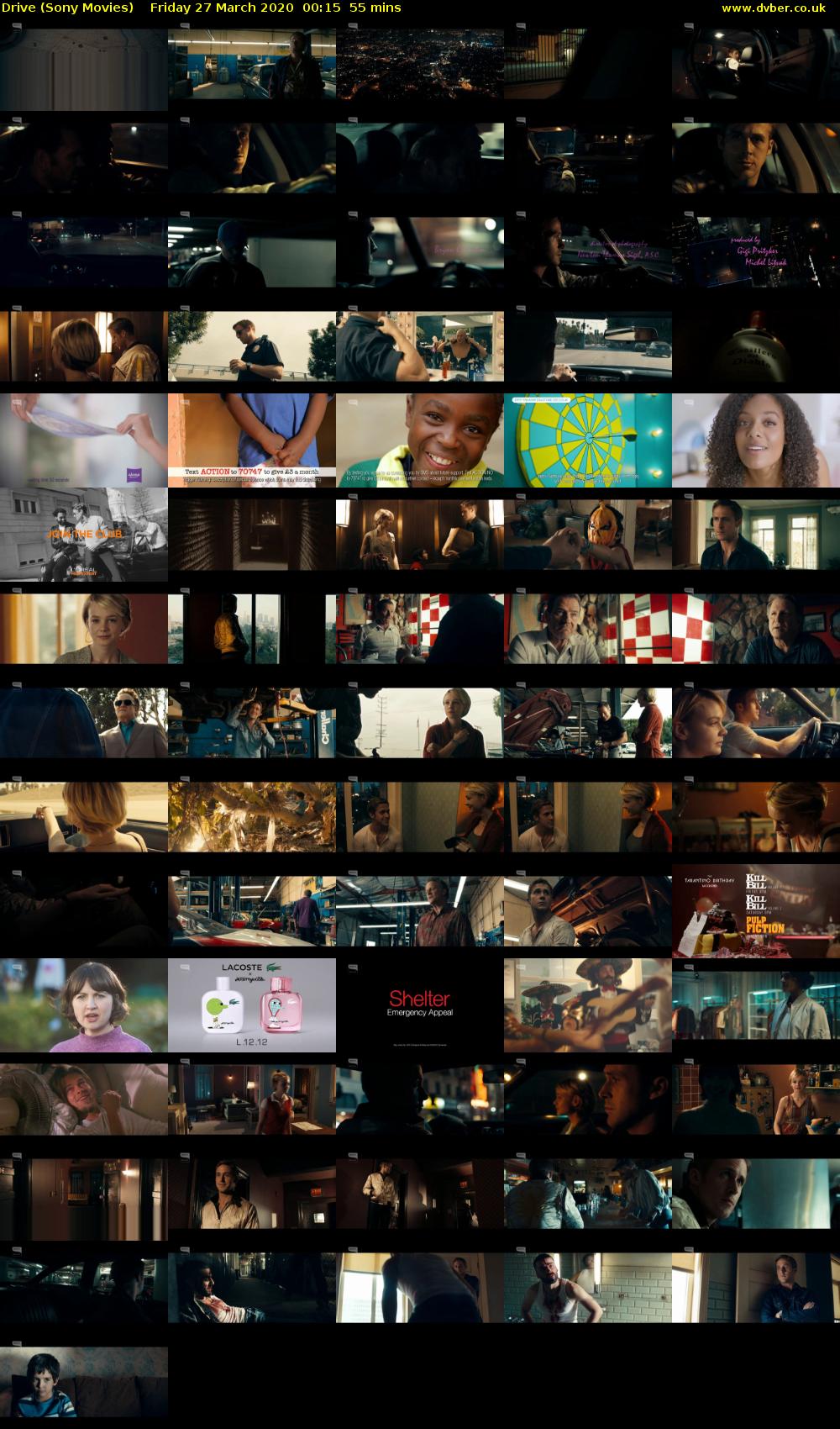 Drive (Sony Movies) Friday 27 March 2020 00:15 - 01:10