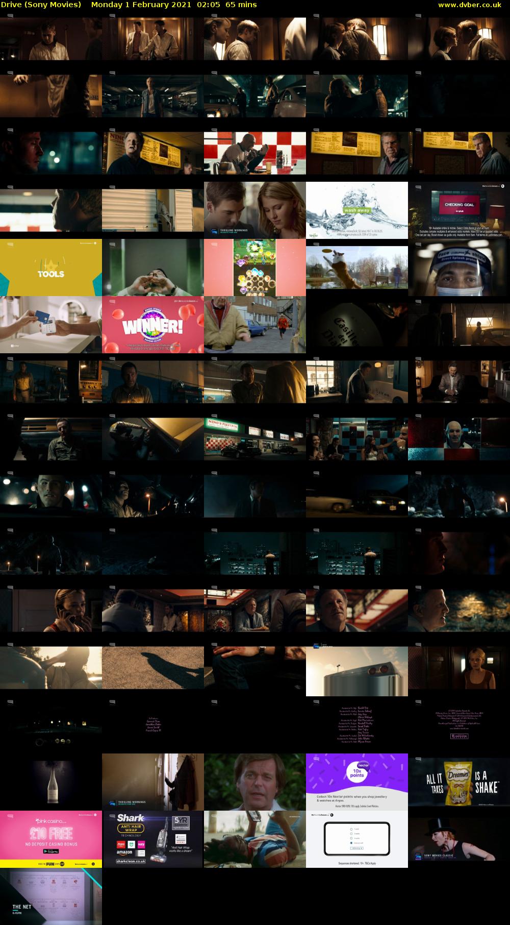 Drive (Sony Movies) Monday 1 February 2021 02:05 - 03:10