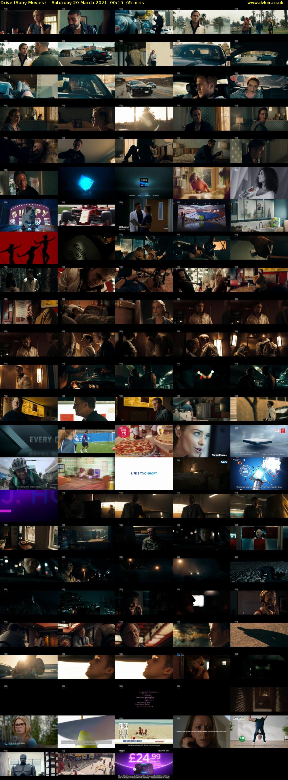Drive (Sony Movies) Saturday 20 March 2021 00:15 - 01:20
