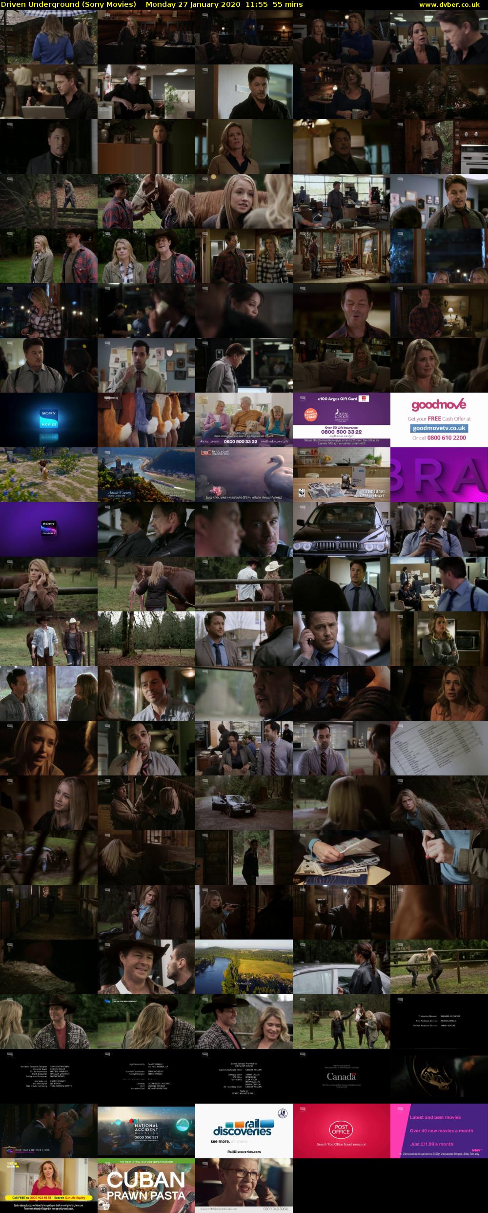 Driven Underground (Sony Movies) Monday 27 January 2020 11:55 - 12:50