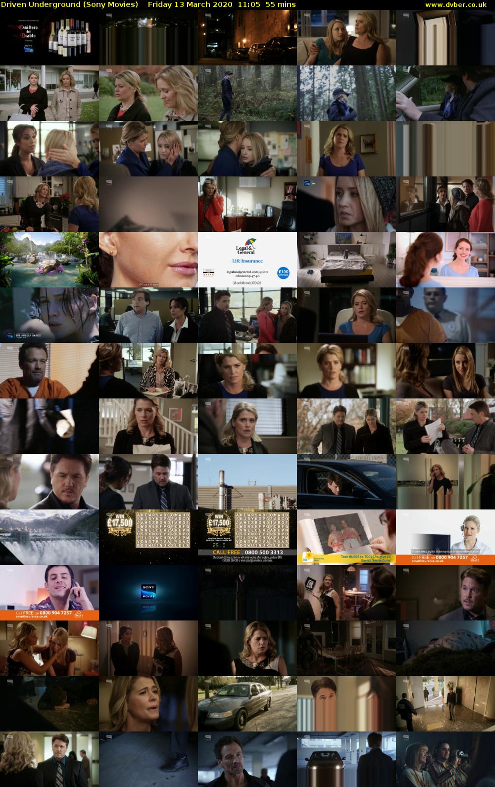 Driven Underground (Sony Movies) Friday 13 March 2020 11:05 - 12:00