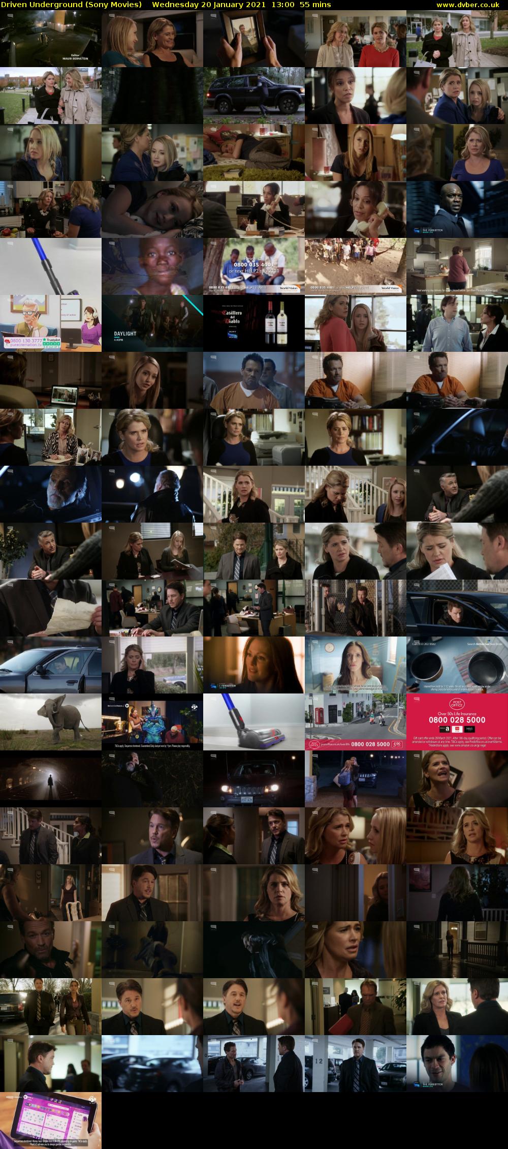 Driven Underground (Sony Movies) Wednesday 20 January 2021 13:00 - 13:55
