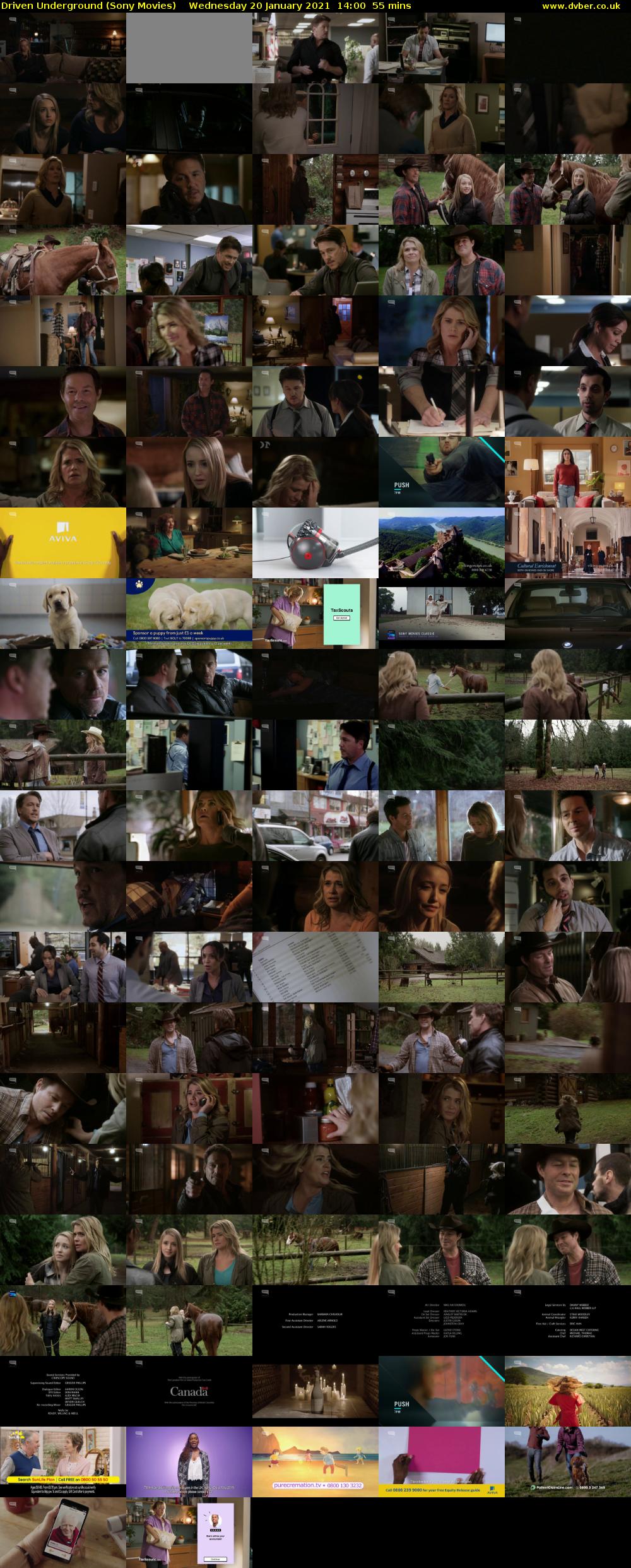 Driven Underground (Sony Movies) Wednesday 20 January 2021 14:00 - 14:55