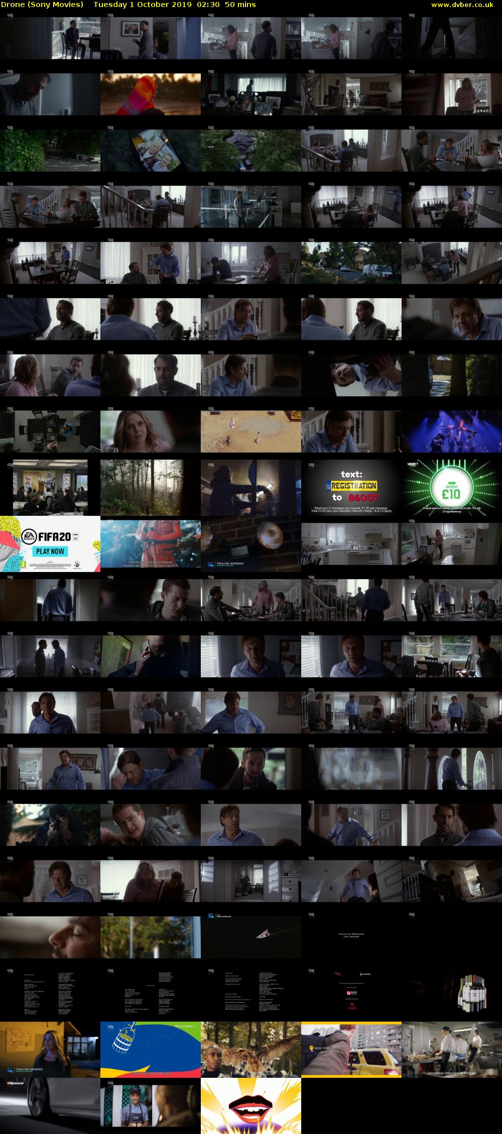 Drone (Sony Movies) Tuesday 1 October 2019 02:30 - 03:20