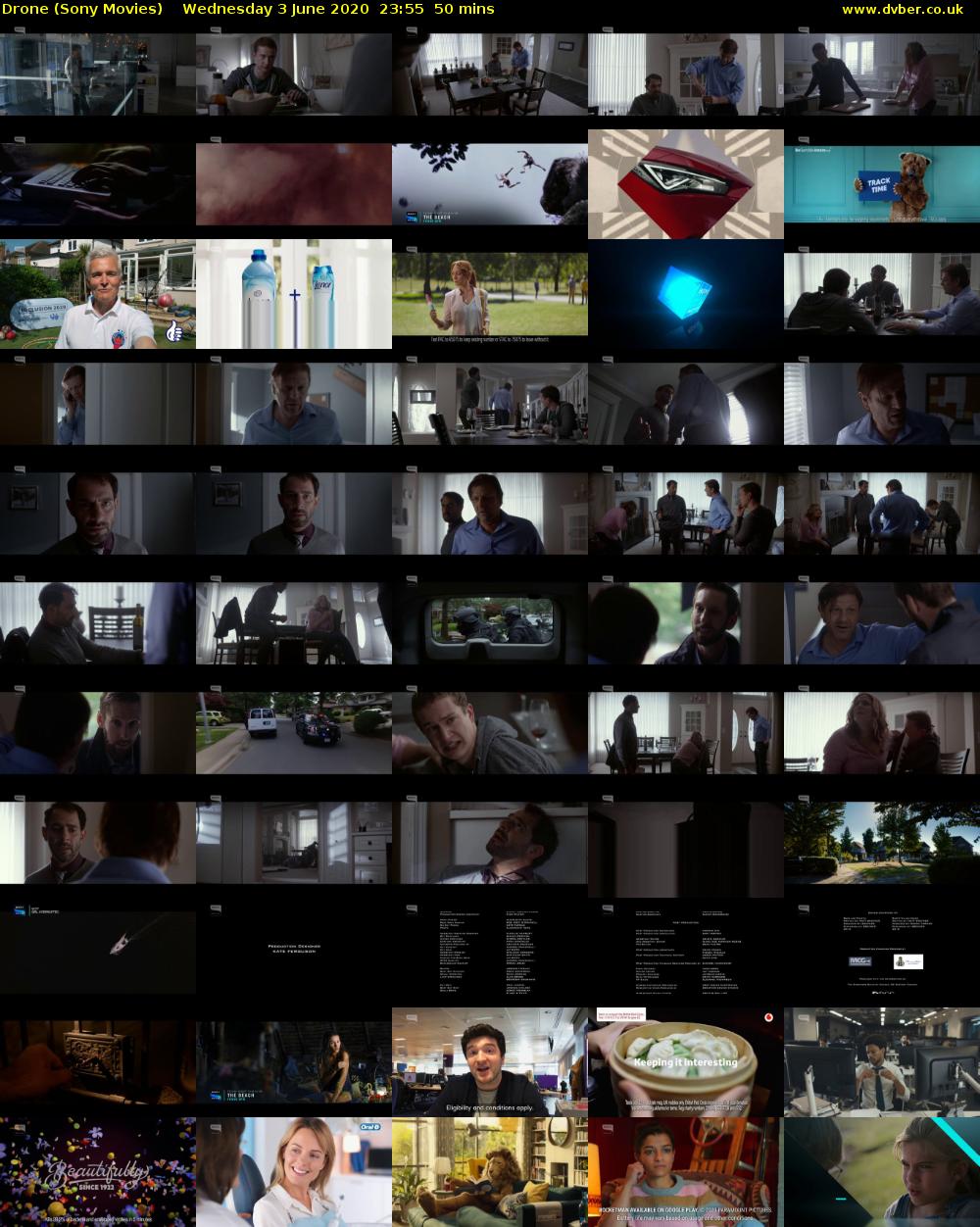 Drone (Sony Movies) Wednesday 3 June 2020 23:55 - 00:45