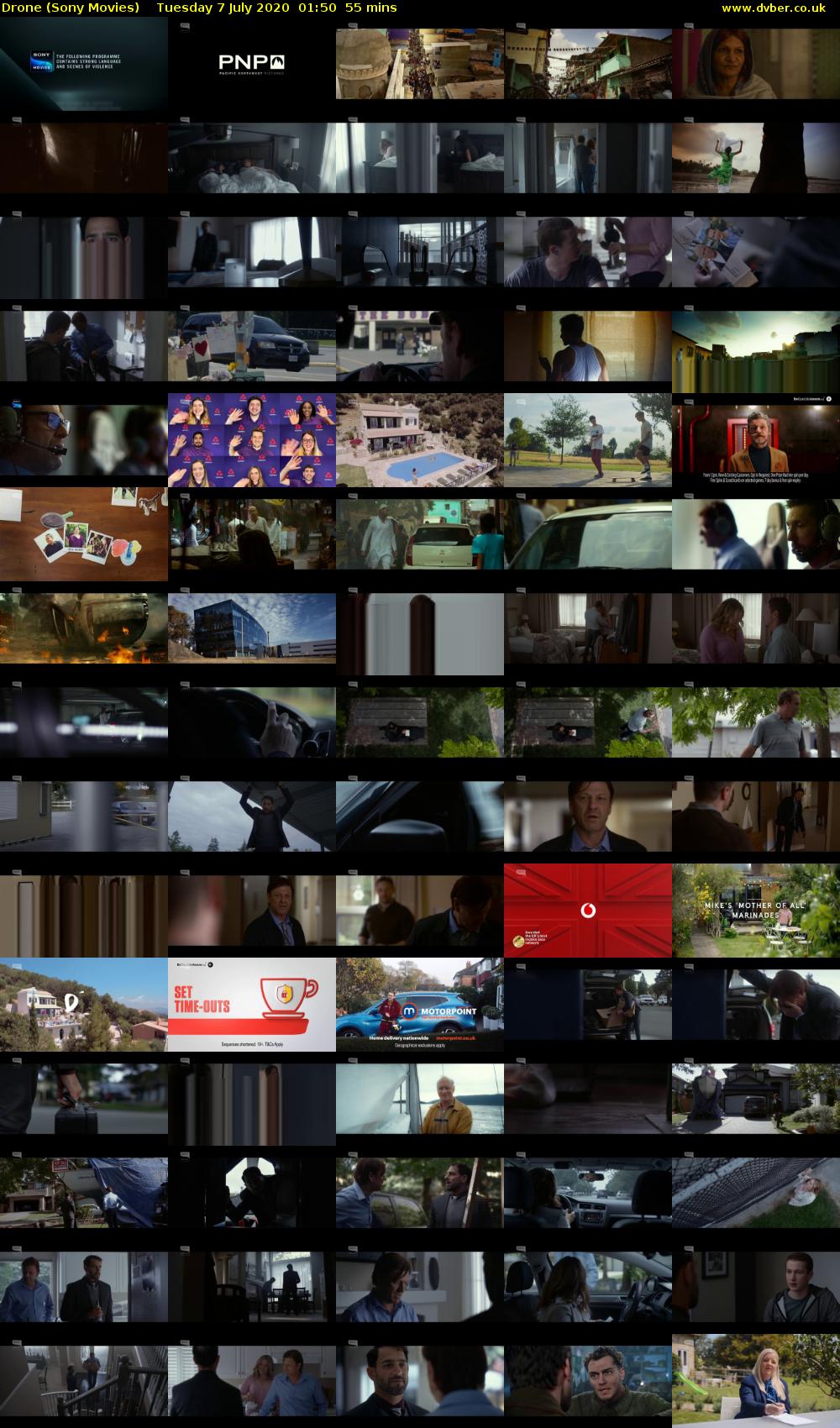 Drone (Sony Movies) Tuesday 7 July 2020 01:50 - 02:45