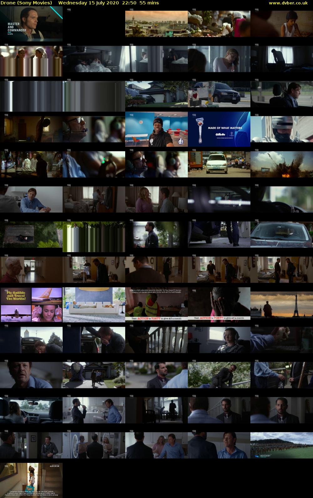 Drone (Sony Movies) Wednesday 15 July 2020 22:50 - 23:45