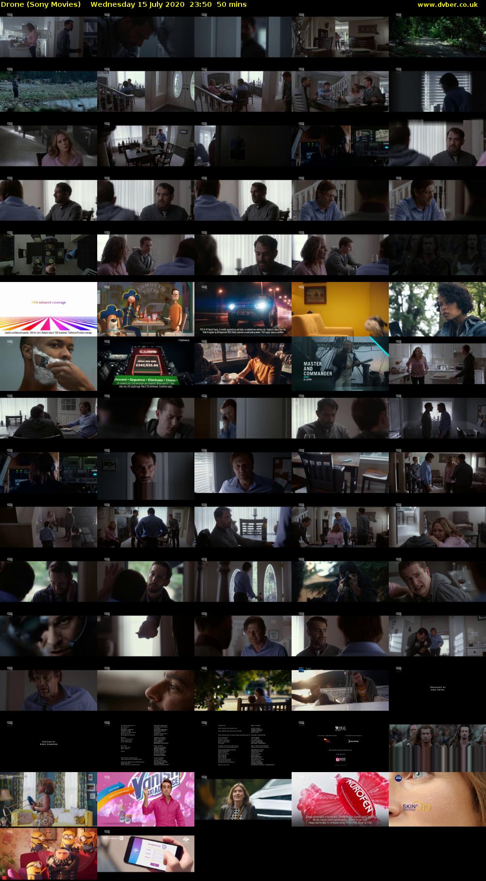 Drone (Sony Movies) Wednesday 15 July 2020 23:50 - 00:40