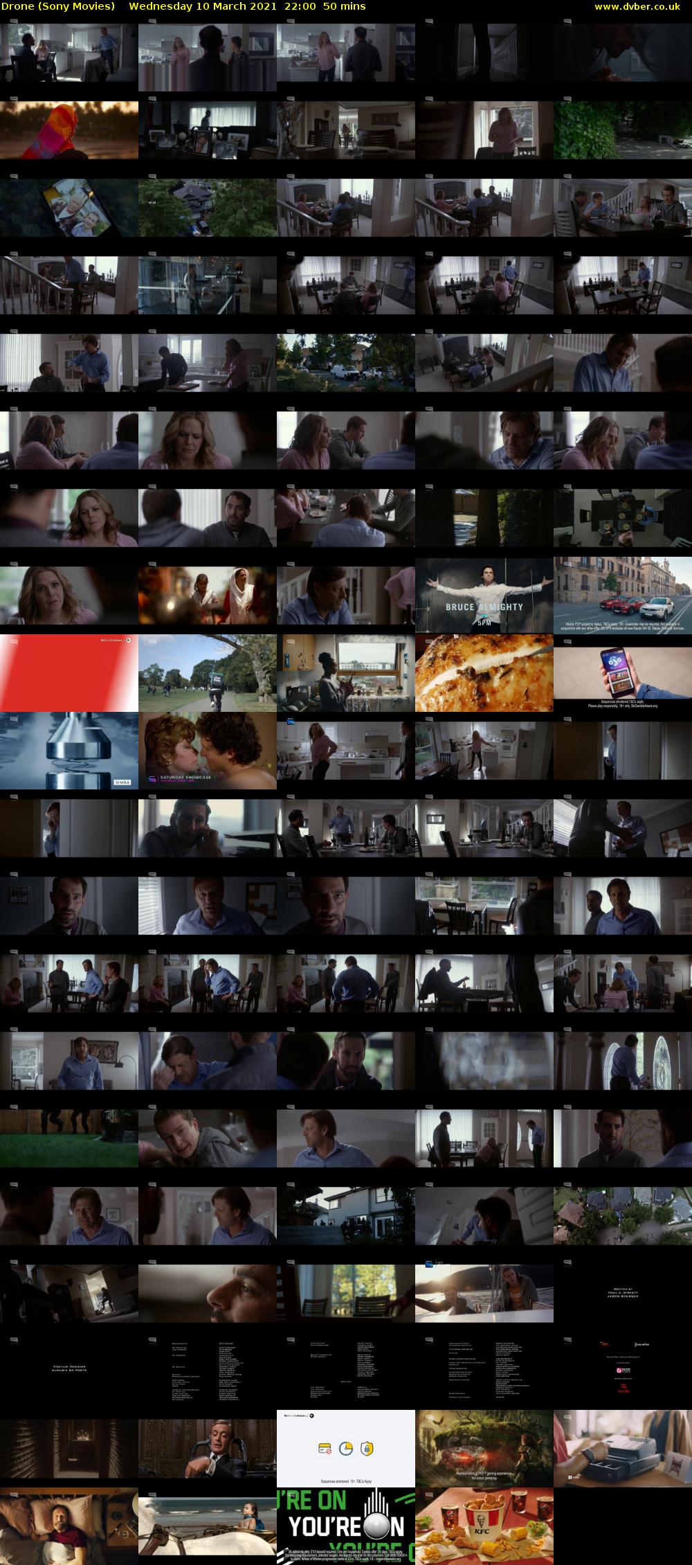 Drone (Sony Movies) Wednesday 10 March 2021 22:00 - 22:50