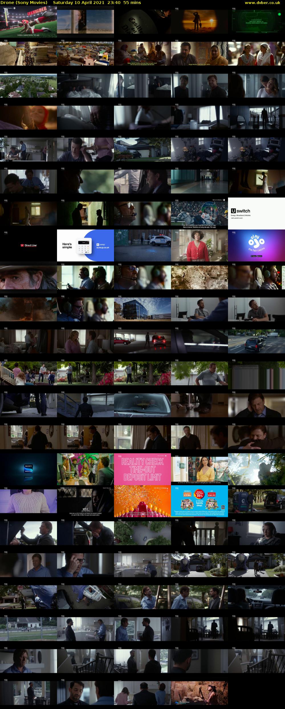 Drone (Sony Movies) Saturday 10 April 2021 23:40 - 00:35