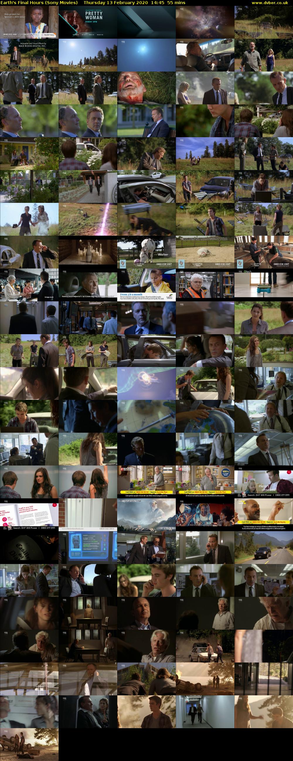 Earth's Final Hours (Sony Movies) Thursday 13 February 2020 14:45 - 15:40