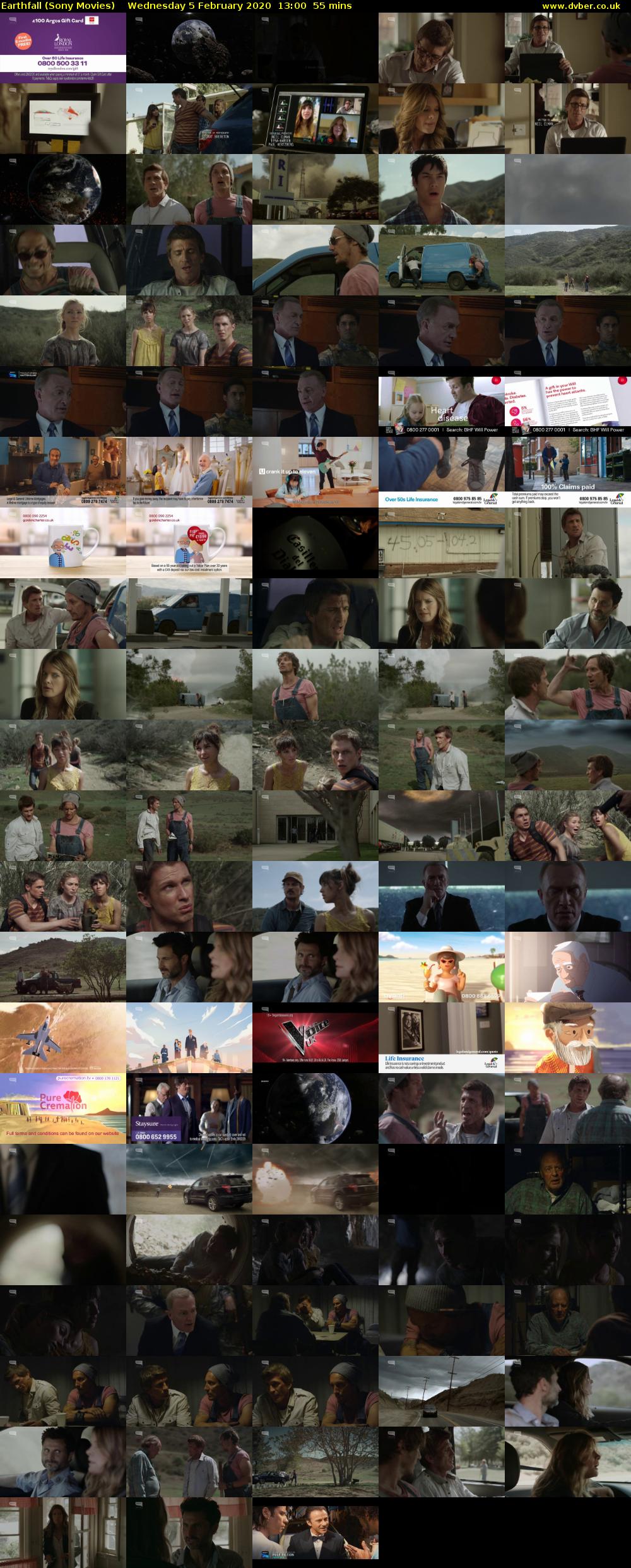 Earthfall (Sony Movies) Wednesday 5 February 2020 13:00 - 13:55