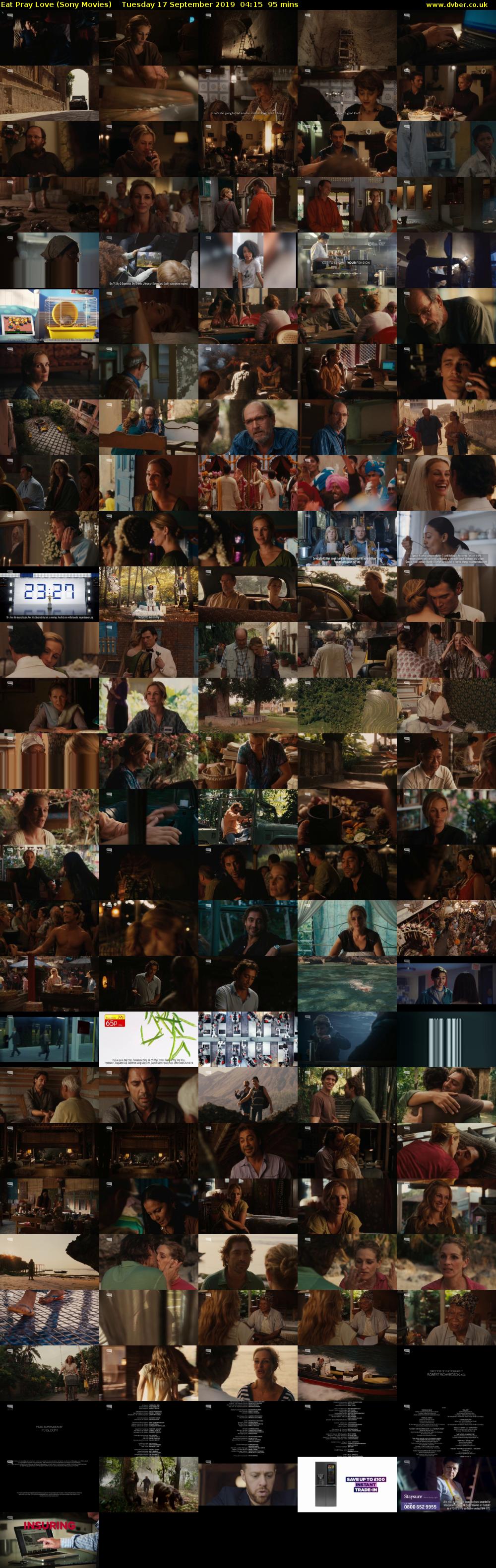 Eat Pray Love (Sony Movies) Tuesday 17 September 2019 04:15 - 05:50