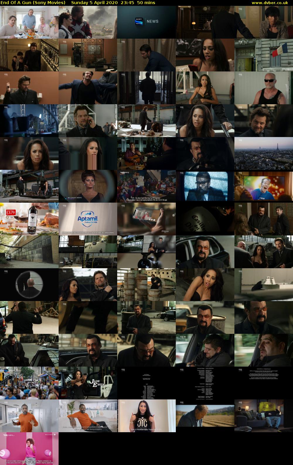 End Of A Gun (Sony Movies) Sunday 5 April 2020 23:45 - 00:35