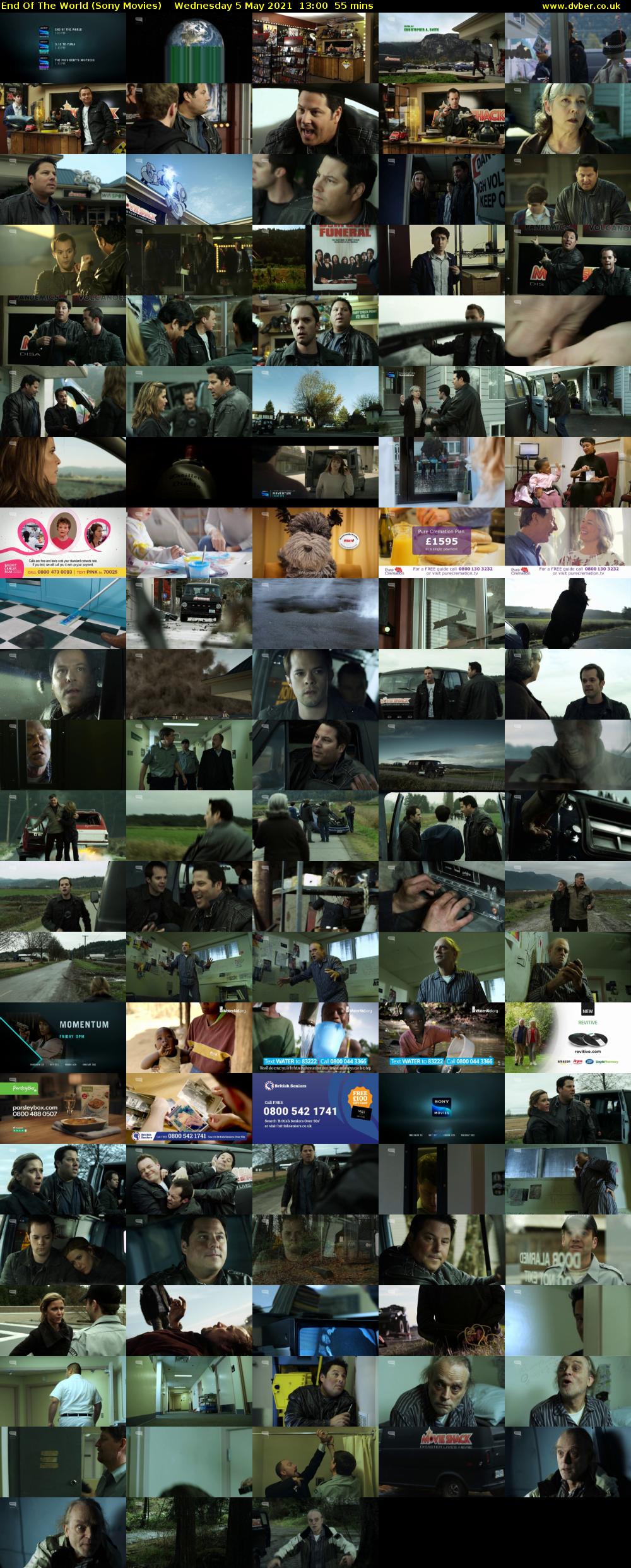 End Of The World (Sony Movies) Wednesday 5 May 2021 13:00 - 13:55