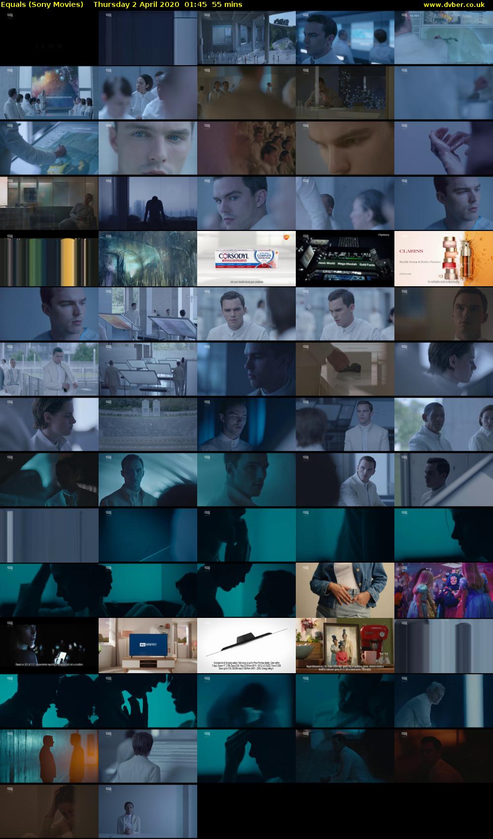 Equals (Sony Movies) Thursday 2 April 2020 01:45 - 02:40