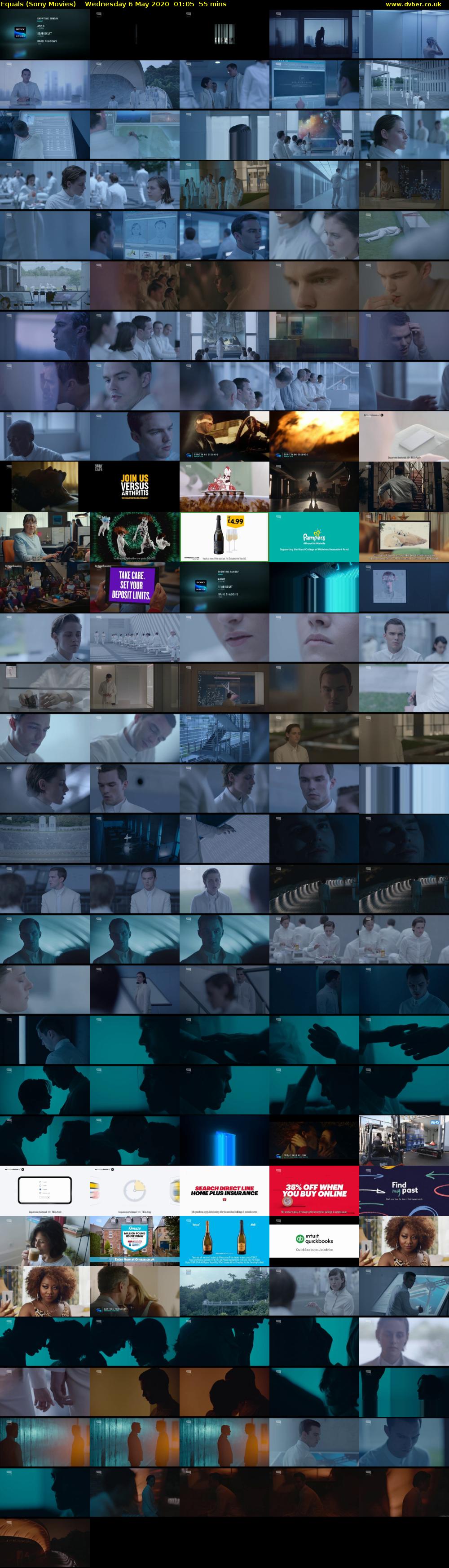 Equals (Sony Movies) Wednesday 6 May 2020 01:05 - 02:00