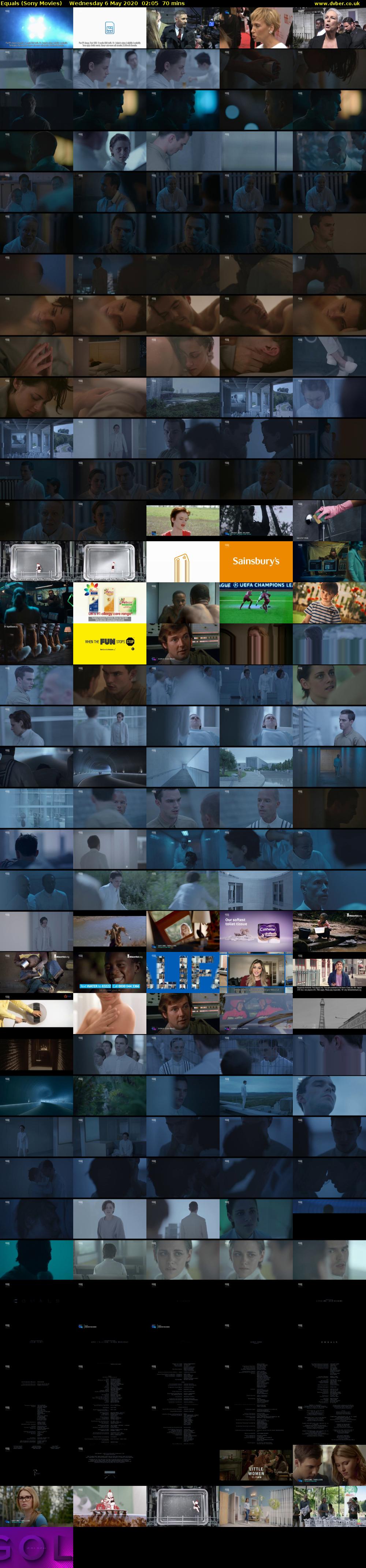 Equals (Sony Movies) Wednesday 6 May 2020 02:05 - 03:15
