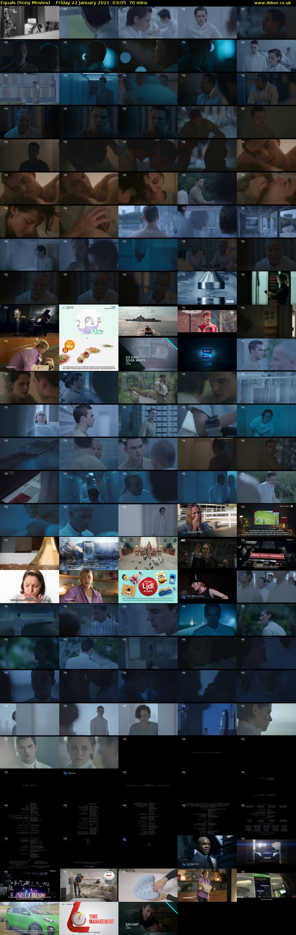 Equals (Sony Movies) Friday 22 January 2021 03:05 - 04:15
