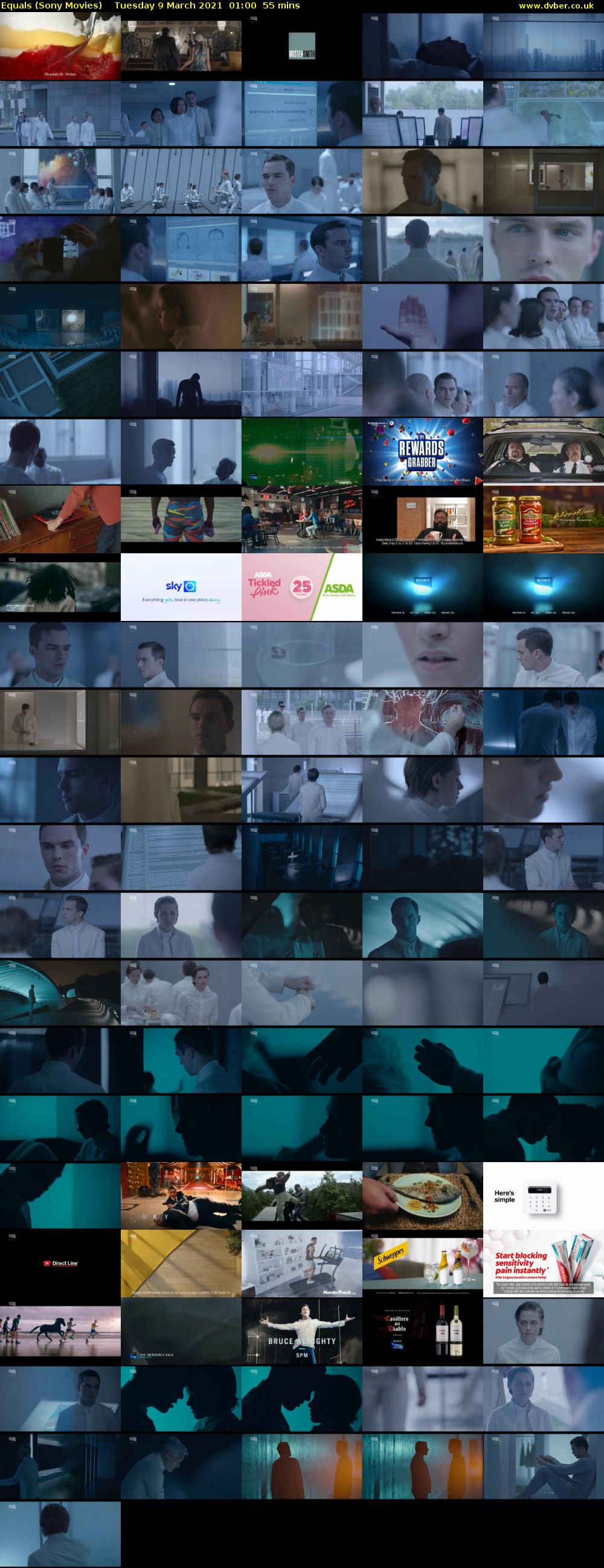 Equals (Sony Movies) Tuesday 9 March 2021 01:00 - 01:55
