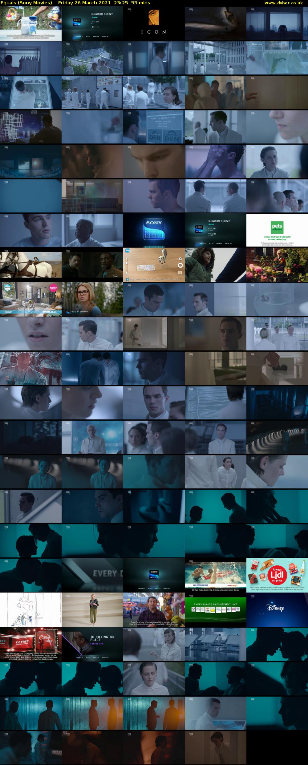 Equals (Sony Movies) Friday 26 March 2021 23:25 - 00:20