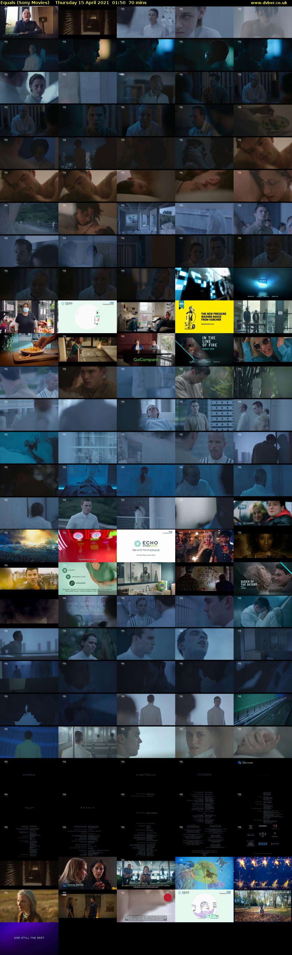 Equals (Sony Movies) Thursday 15 April 2021 01:50 - 03:00