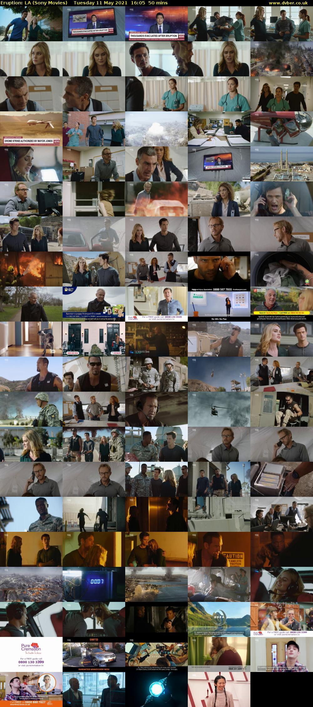Eruption: LA (Sony Movies) Tuesday 11 May 2021 16:05 - 16:55