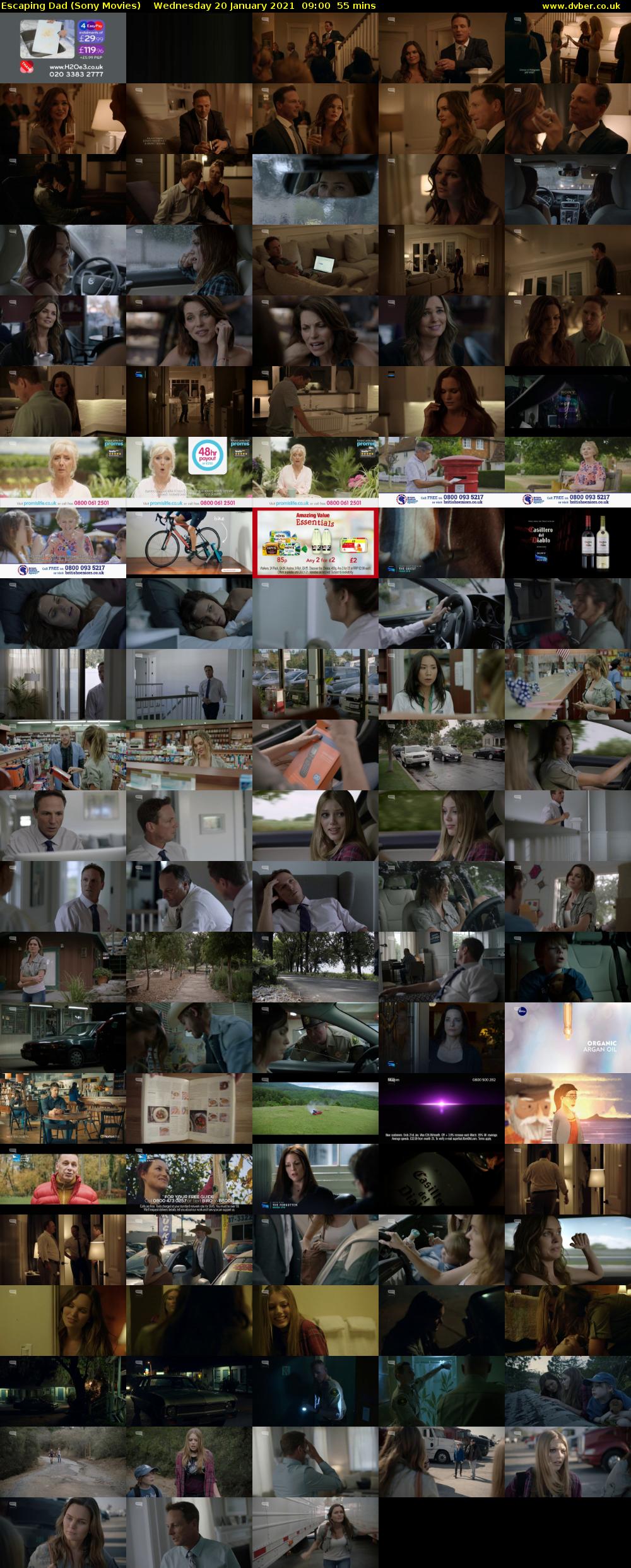 Escaping Dad (Sony Movies) Wednesday 20 January 2021 09:00 - 09:55