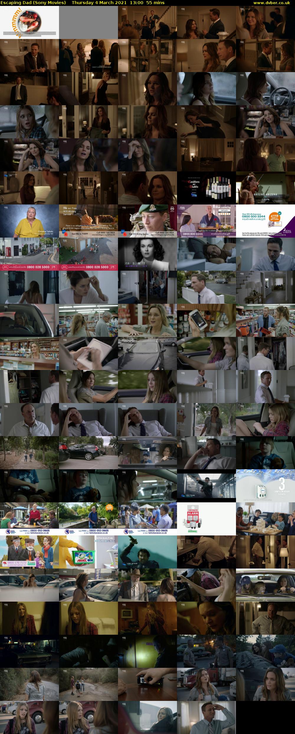 Escaping Dad (Sony Movies) Thursday 4 March 2021 13:00 - 13:55