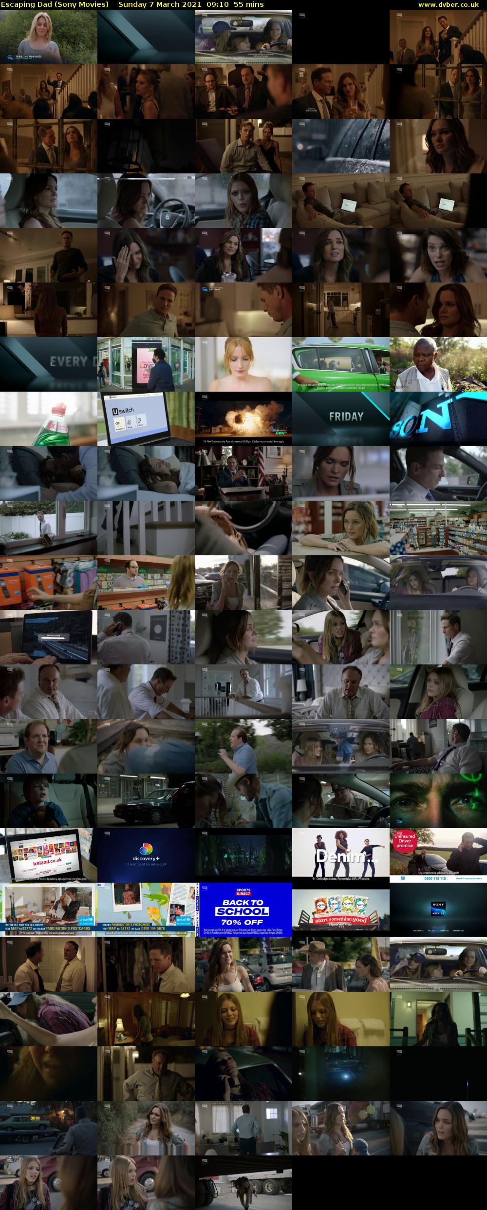 Escaping Dad (Sony Movies) Sunday 7 March 2021 09:10 - 10:05