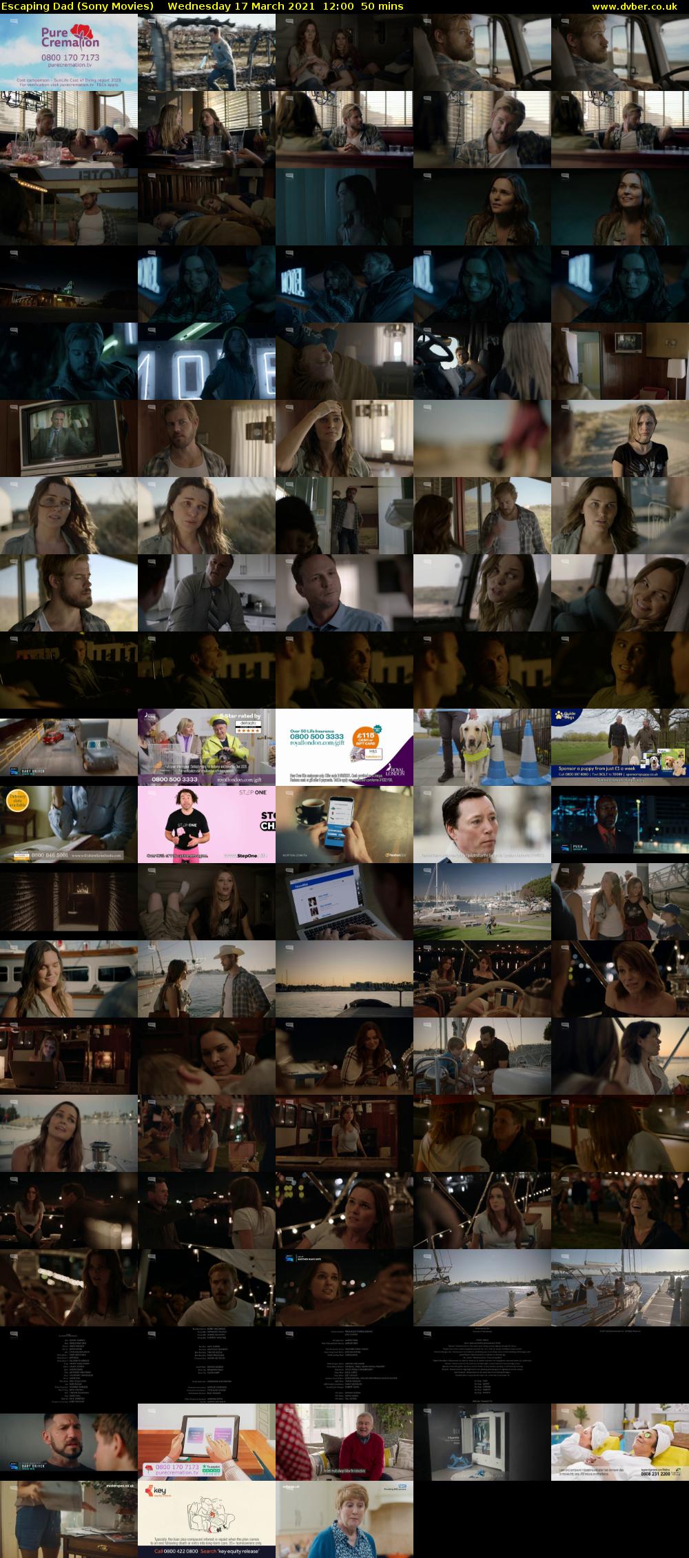 Escaping Dad (Sony Movies) Wednesday 17 March 2021 12:00 - 12:50