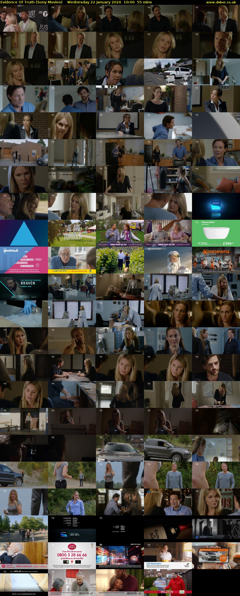 Evidence Of Truth (Sony Movies) Wednesday 22 January 2020 10:00 - 10:55
