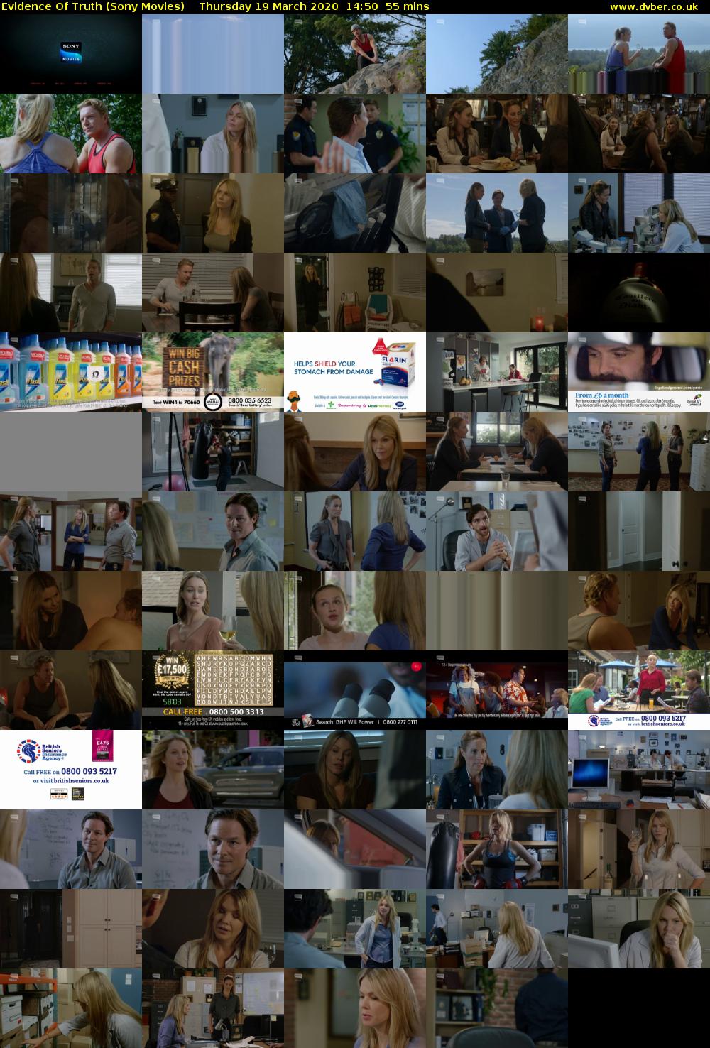 Evidence Of Truth (Sony Movies) Thursday 19 March 2020 14:50 - 15:45