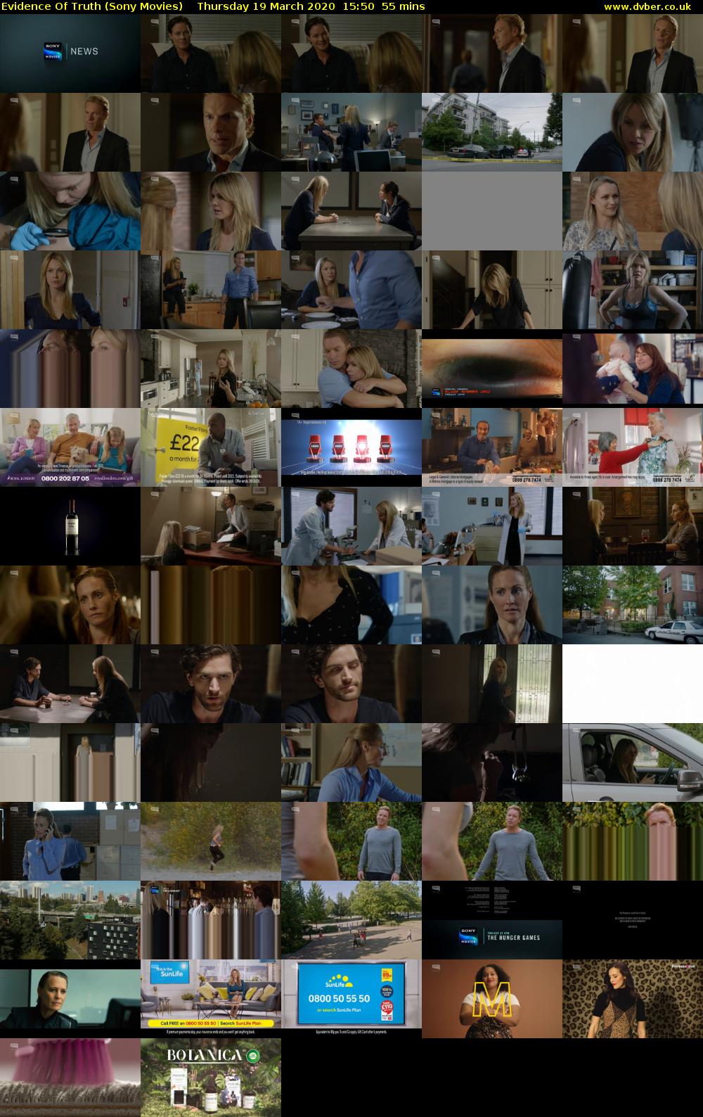 Evidence Of Truth (Sony Movies) Thursday 19 March 2020 15:50 - 16:45