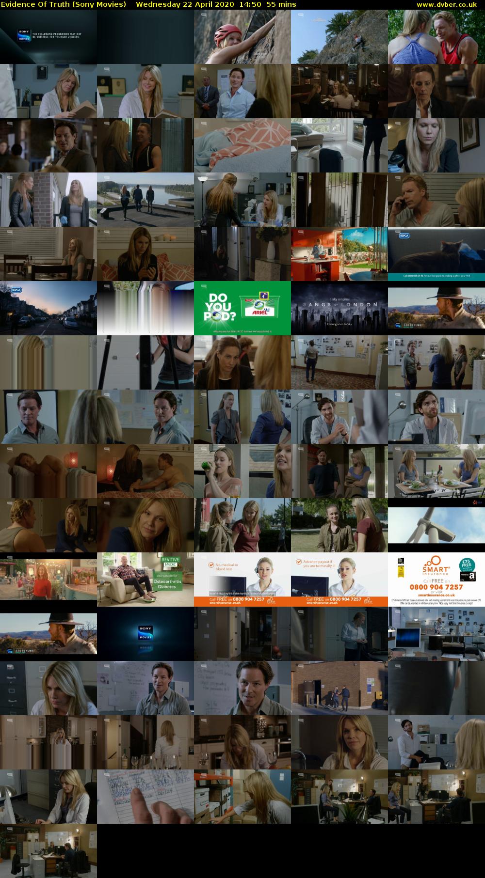 Evidence Of Truth (Sony Movies) Wednesday 22 April 2020 14:50 - 15:45