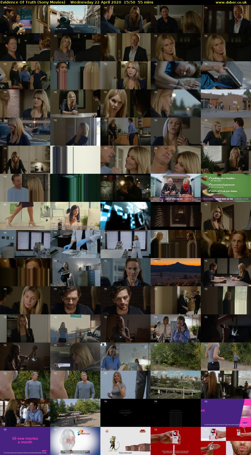 Evidence Of Truth (Sony Movies) Wednesday 22 April 2020 15:50 - 16:45