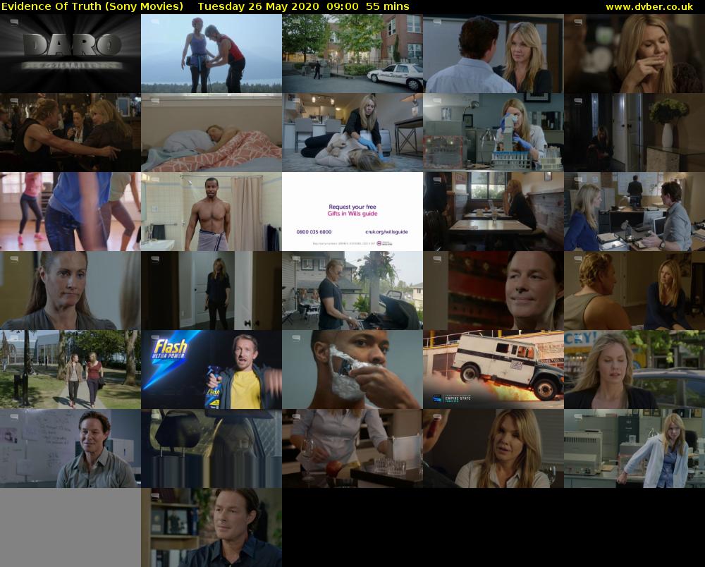 Evidence Of Truth (Sony Movies) Tuesday 26 May 2020 09:00 - 09:55
